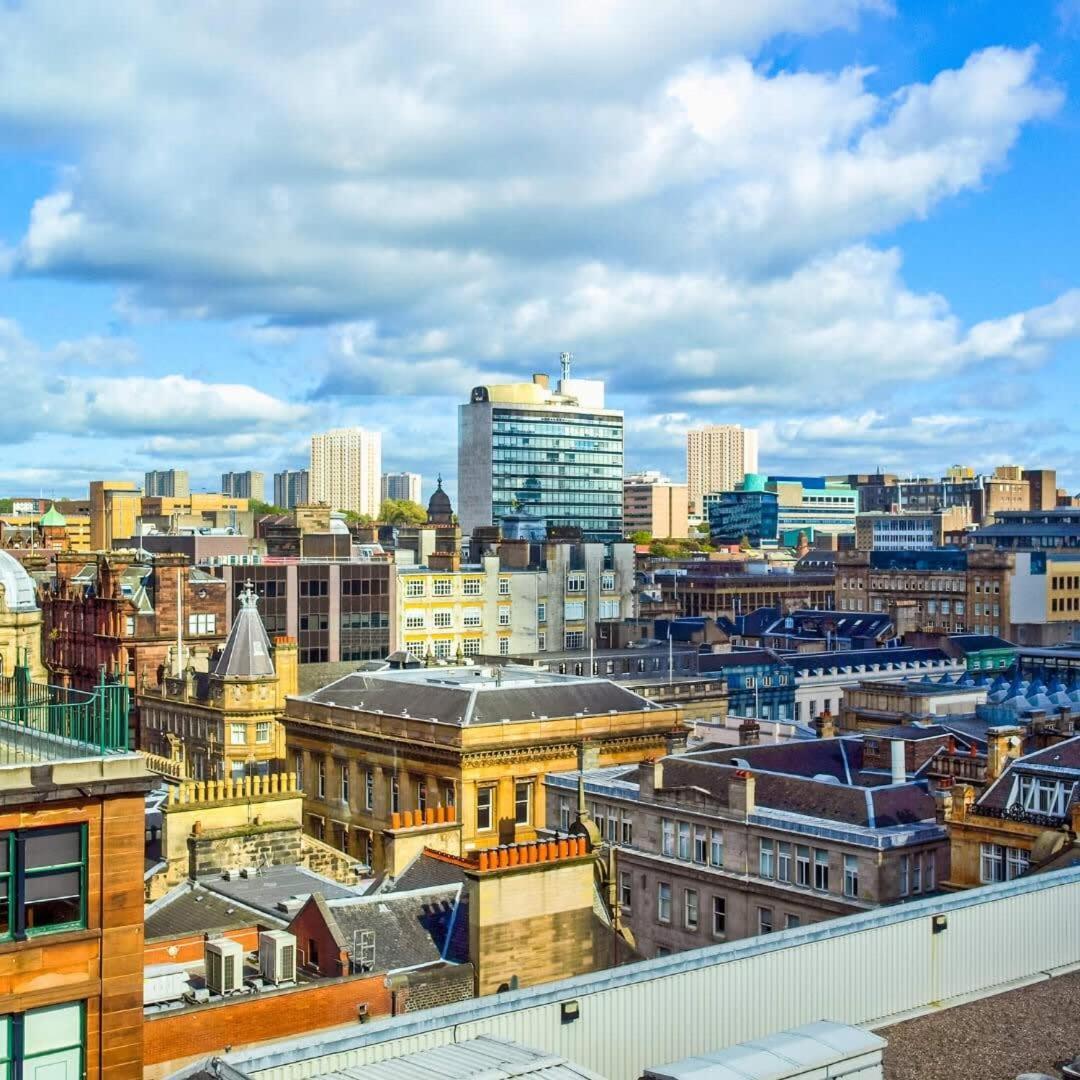 Bright Central Flat With Balcony And Free Parking Glasgow Ngoại thất bức ảnh